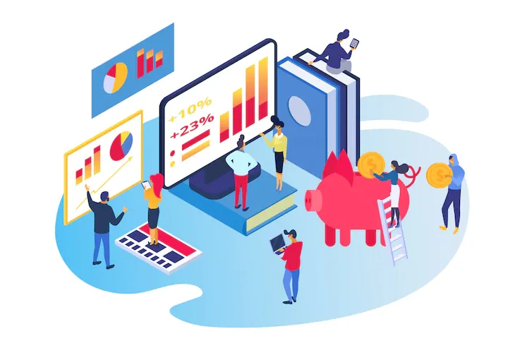 Team reviewing charts and financial data—saving time with better POS reporting and workflows.